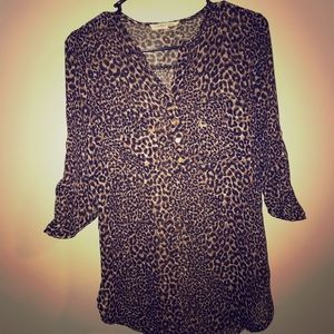 ⚡️SALE⚡️Sheer 3/4 sleeve dress shirt